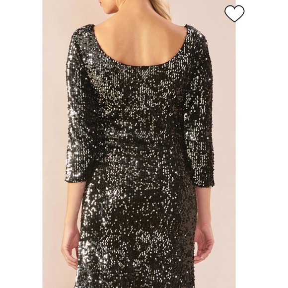 CHARLIE PAIGE SHIMMERY SEQUIN DRESS - Picture 2 of 7